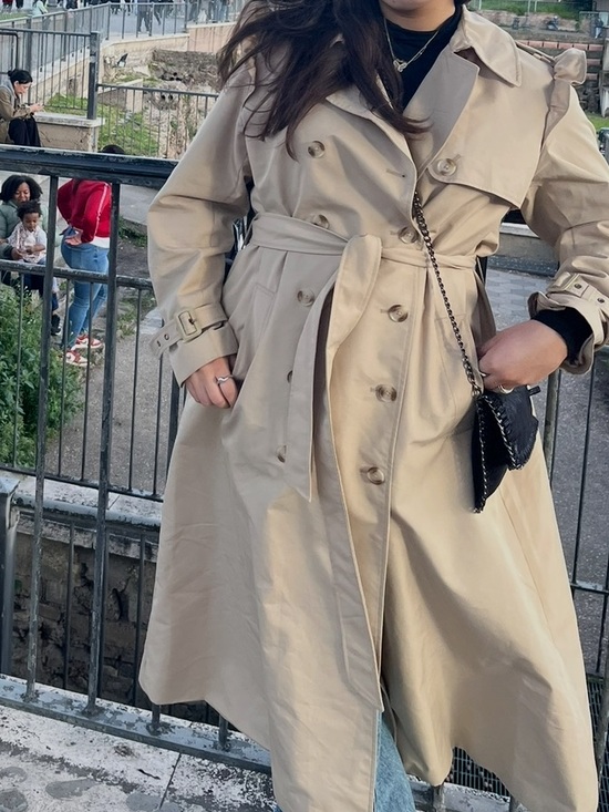 GAP Jackets & Blazers - GAP x Love Shack Fancy Beige Trench Coat